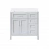 Ove Decors Tahoe 36 in. Single Sink Bathroom Vanity with Countertop, Dove Grey, 15VVA-TAHO36-039EI, 15VVA-TAHO36-039EI