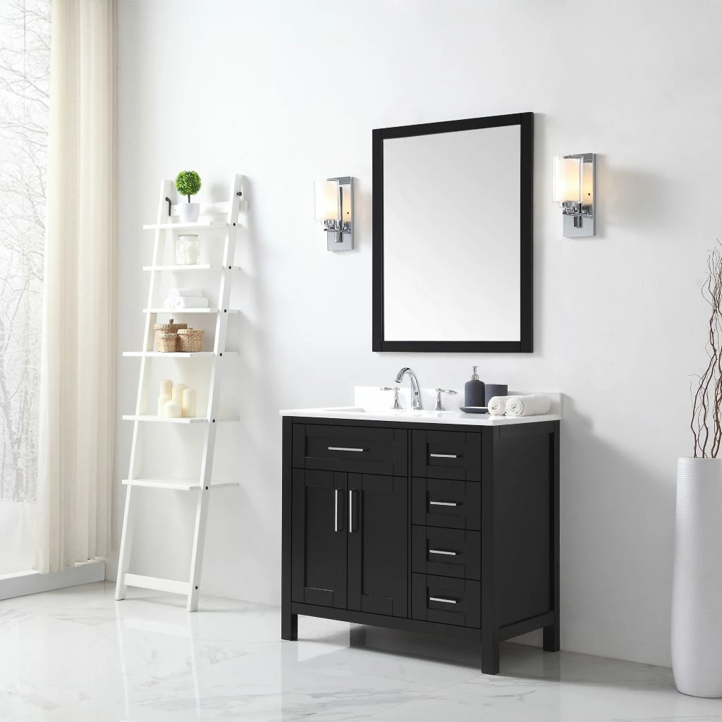 Ove Decors Tahoe 36 in. Single Sink Bathroom Vanity with Countertop, Espresso, 15VVA-TAHB36-C69EI 3 Ove Decors Tahoe 36 in. Single Sink Bathroom Vanity with Countertop, Espresso, 15VVA-TAHB36-C69EI - Image 3