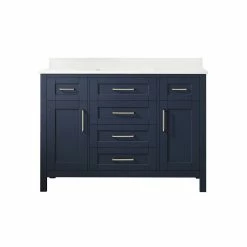 Ove Decors Tahoe 48 in. Single Sink Bathroom Vanity with Countertop, Midnight Blue, 15VVA-TAHO48-045EI, 15VVA-TAHO48-045EI