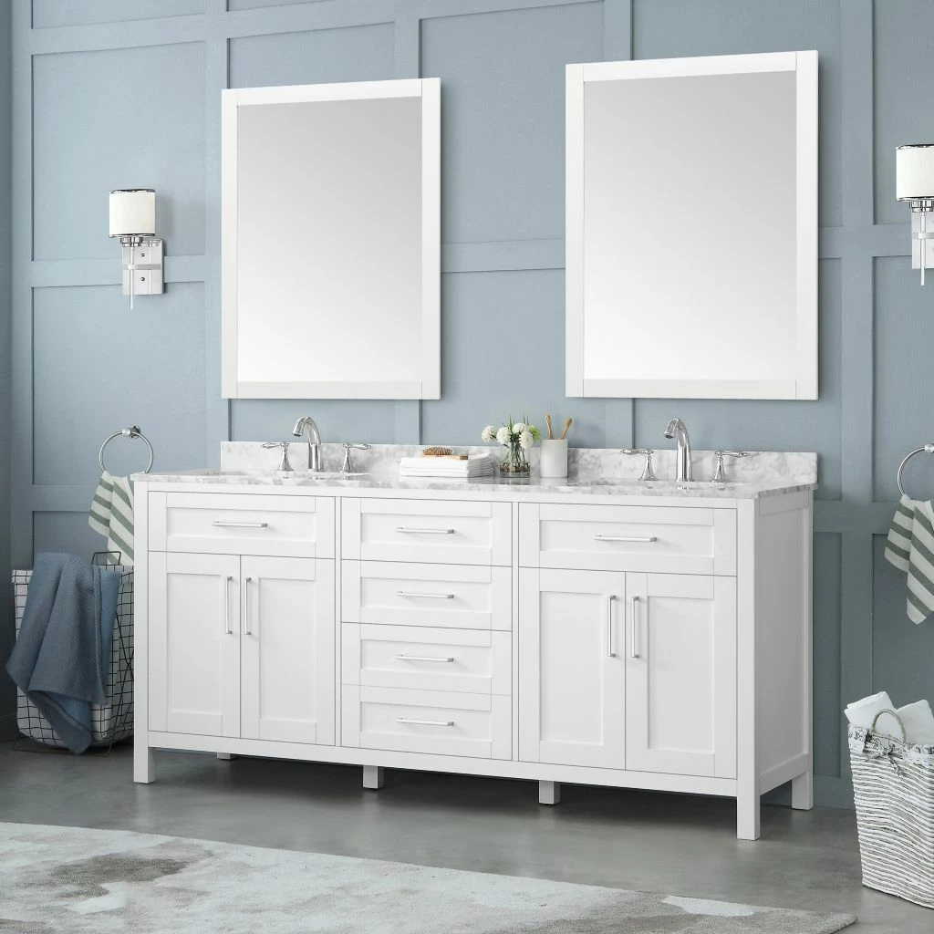 Ove Decors Tahoe 60 in. Double Sink Bathroom Vanity with Countertop, White, 15VVA-TAHO60-007EI, 15VVA-TAHO60-007EI 3 Ove Decors Tahoe 60 in. Double Sink Bathroom Vanity with Countertop, White, 15VVA-TAHO60-007EI, 15VVA-TAHO60-007EI - Image 3