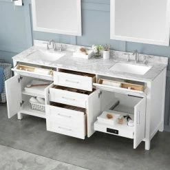 Ove Decors Tahoe 60 in. Double Sink Bathroom Vanity with Countertop, White, 15VVA-TAHO60-007EI, 15VVA-TAHO60-007EI 13 Ove Decors Tahoe 60 in. Double Sink Bathroom Vanity with Countertop, White, 15VVA-TAHO60-007EI, 15VVA-TAHO60-007EI -Cheap Ove Decors Store 1732301 A3