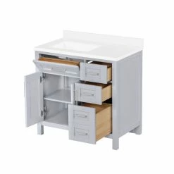 Ove Decors Tahoe III 36 in. Single Sink Bathroom Vanity with Countertop, Dove Grey, 15VVA-TAH336-039EI, 15VVA-TAH336-039EI -Cheap Ove Decors Store 1732308 A8