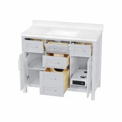 Ove Decors Tahoe III 42 in. Single Sink Bathroom Vanity with Countertop, Dove Grey, 15VVA-TAH342-039EI, 15VVA-TAH342-039EI -Cheap Ove Decors Store 1732310 A4