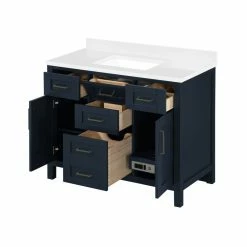 Ove Decors Tahoe III 42 in. Double Sink Bathroom Vanity with Countertop, Midnight Blue, 15VVA-TAH342-045EI -Cheap Ove Decors Store 1732311 A9