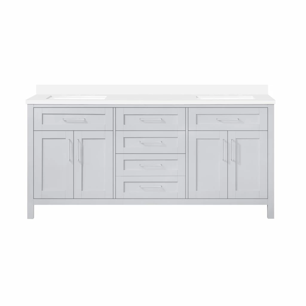 Ove Decors Tahoe III 72 in. Single Sink Bathroom Vanity with Countertop, Dove Grey, 15VVA-TAH372-039EI 1 Ove Decors Tahoe III 72 in. Single Sink Bathroom Vanity with Countertop, Dove Grey, 15VVA-TAH372-039EI