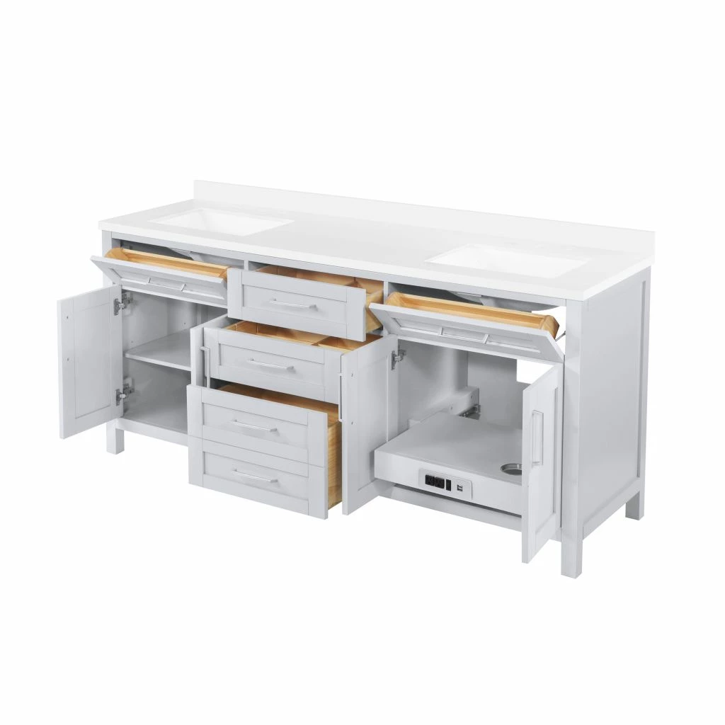 Ove Decors Tahoe III 72 in. Single Sink Bathroom Vanity with Countertop, Dove Grey, 15VVA-TAH372-039EI 8 Ove Decors Tahoe III 72 in. Single Sink Bathroom Vanity with Countertop, Dove Grey, 15VVA-TAH372-039EI - Image 8