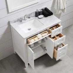 Ove Decors Tahoe 36 in. Bathroom Vanity with Countertop, White, 15VVA-TAHO36-007EI -Cheap Ove Decors Store 1732315 A3