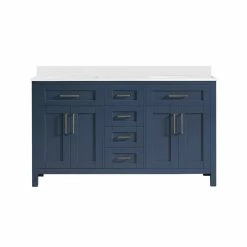 Ove Decors Tahoe 60 in. Double Sink Bathroom Vanity with Countertop, Midnight Blue, 15VVA-TAHO60-045EI, 15VVA-TAHO60-045EI