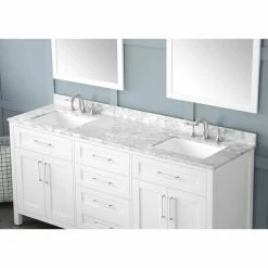 Ove Decors Tahoe 72 in. Single Sink Bathroom Vanity with Countertop, White, 15VVA-TAHO72-007EI -Cheap Ove Decors Store 1732318 A5