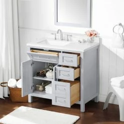 Ove Decors Tahoe III 36 in. Single Sink Bathroom Vanity with Countertop, Dove Grey, 15VKC-TAH336-039EI, 15VKC-TAH336-039EI -Cheap Ove Decors Store 1732328 A2