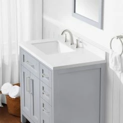 Ove Decors Tahoe III 42 in. Single Sink Bathroom Vanity with Countertop, White, 15VKC-TAH342-007EI, 15VKC-TAH342-007EI -Cheap Ove Decors Store 1732329 A8