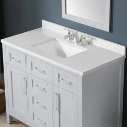 Ove Decors Tahoe III 42 in. Single Sink Bathroom Vanity with Countertop, Dove Grey, 15VKC-TAH342-039EI, 15VKC-TAH342-039EI -Cheap Ove Decors Store 1732330 A5