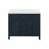 Ove Decors Tahoe III 42 in. Single Sink Bathroom Vanity with Countertop, Midnight Blue, 15VKC-TAH342-045EI