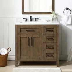 Ove Decors Tahoe 36 in. Single Sink Bathroom Vanity with Countertop, Almond Latte, 15VKC-TAHB36-059EI, 15VKC-TAHB36-059EI 18 Ove Decors Tahoe 36 in. Single Sink Bathroom Vanity with Countertop, Almond Latte, 15VKC-TAHB36-059EI, 15VKC-TAHB36-059EI -Cheap Ove Decors Store 1732336 A8