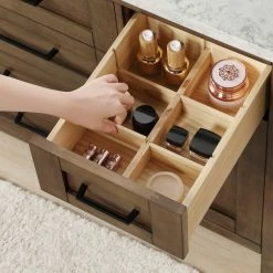 Ove Decors Tahoe 48 in. Single Sink Bathroom Vanity with Countertop, Almond Latte, 15VKC-TAHB48-059EI, 15VKC-TAHB48-059EI -Cheap Ove Decors Store 1732339 A7