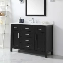 Ove Decors Tahoe 48 in. Single Sink Bathroom Vanity with Countertop, Espresso, 15VKC-TAHB48-C69EI, 15VKC-TAHB48-C69EI -Cheap Ove Decors Store 1732340 A3