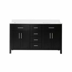 Ove Decors Tahoe 60 in. Double Sink Bathroom Vanity with Countertop, Espresso, 15VKC-TAHB60-C69EI, 15VKC-TAHB60-C69EI