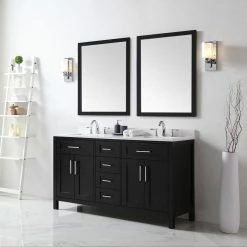 Ove Decors Tahoe 60 in. Double Sink Bathroom Vanity with Countertop, Espresso, 15VKC-TAHB60-C69EI, 15VKC-TAHB60-C69EI -Cheap Ove Decors Store 1732343 A2
