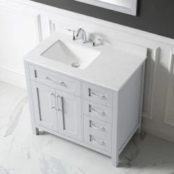 Ove Decors Tahoe 36 in. Single Sink Bathroom Vanity with Countertop, Dove Grey, 15VKC-TAHO36-039EI, 15VKC-TAHO36-039EI 15 Ove Decors Tahoe 36 in. Single Sink Bathroom Vanity with Countertop, Dove Grey, 15VKC-TAHO36-039EI, 15VKC-TAHO36-039EI -Cheap Ove Decors Store 1732348 A5