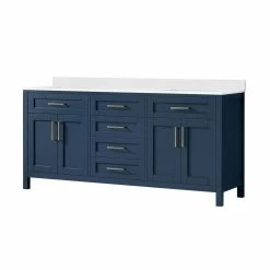 Ove Decors Tahoe 36 in. Single Sink Bathroom Vanity with Countertop, Midnight Blue, 15VKC-TAHO36-045EI -Cheap Ove Decors Store 1732349 A9