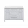Ove Decors Tahoe 48 in. Single Sink Bathroom Vanity with Countertop, Dove Grey, 15VKC-TAHO48-039EI, 15VKC-TAHO48-039EI