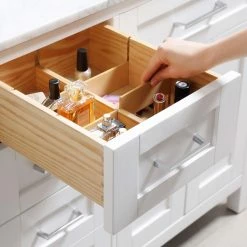 Ove Decors Tahoe 60 in. Double Sink Bathroom Vanity with Countertop, White, 15VKC-TAHO60-007EI, 15VKC-TAHO60-007EI -Cheap Ove Decors Store 1732353 A8