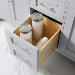 Ove Decors Tahoe 60 in. Double Sink Bathroom Vanity with Countertop, Dove Grey, 15VKC-TAHO60-039EI, 15VKC-TAHO60-039EI -Cheap Ove Decors Store 1732354 A9