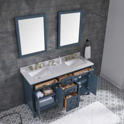 Ove Decors Tahoe 60 in. Double Sink Bathroom Vanity with Countertop, Midnight Blue, 15VKC-TAHO60-045EI, 15VKC-TAHO60-045EI -Cheap Ove Decors Store 1732355 A4