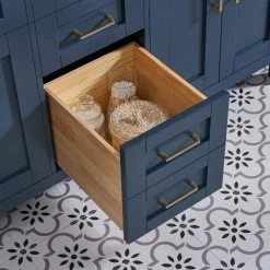 Ove Decors Tahoe 60 in. Double Sink Bathroom Vanity with Countertop, Midnight Blue, 15VKC-TAHO60-045EI, 15VKC-TAHO60-045EI -Cheap Ove Decors Store 1732355 A9