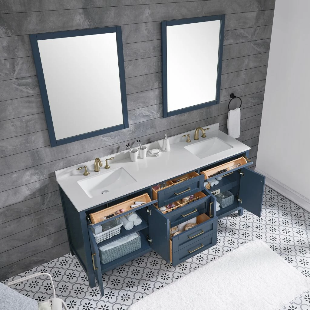 Ove Decors Tahoe Open Shelf Single Sink Bathroom Vanity with Countertop, 15VKC-TAHO72-045EI 3 Ove Decors Tahoe Open Shelf Single Sink Bathroom Vanity with Countertop, 15VKC-TAHO72-045EI - Image 3