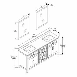 Ove Decors Tahoe Open Shelf Single Sink Bathroom Vanity with Countertop, 15VKC-TAHO72-045EI 13 Ove Decors Tahoe Open Shelf Single Sink Bathroom Vanity with Countertop, 15VKC-TAHO72-045EI -Cheap Ove Decors Store 1732358 A3