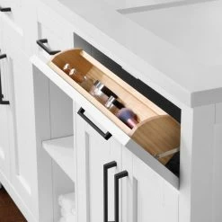 Ove Decors Tahoe-Lux 60 in. Double Sink Open Shelf Bathroom Vanity with Countertop, White, 15VKC-TAOP60-007EI -Cheap Ove Decors Store 1732359 A8