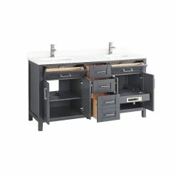 Ove Decors Tahoe Double Sink Bathroom Vanity with Countertop, Dark Charcoal 12 Ove Decors Tahoe Double Sink Bathroom Vanity with Countertop, Dark Charcoal -Cheap Ove Decors Store 1732362 A2