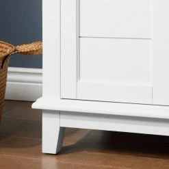 Ove Decors Edenderry 36 in. Single Sink Bathroom Barn Door Vanity with Countertop, White, 15VVAR-EDEN36-007EI -Cheap Ove Decors Store 1732389 A9