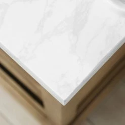 Ove Decors Edenderry Double Sink Bathroom Barn Door Vanity with Countertop, 15VVAR-EDEN42-122EI -Cheap Ove Decors Store 1732392 A7