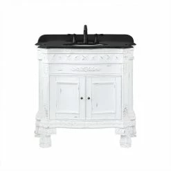 Ove Decors York 36 in. Bathroom Vanity with Countertop, Antique White, 15VVA-BUCK36-K15AF