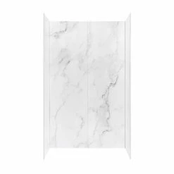 Ove Decors Arroyo Solid Surface Alcove Shower Wall, 48 in. x 32 in. -Cheap Ove Decors Store 1733449 A2