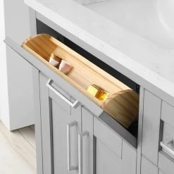 Ove Decors Tahoe VI 36 in. Single Sink Bathroom Vanity with Marble Countertop, Vintage Grey, 15VVA-TAH636-123FY -Cheap Ove Decors Store 1738435 A8