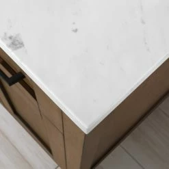 Ove Decors Tahoe VI 48 in. Single Sink Bathroom Vanity with Marble Countertop, Almond Latte, 15VVA-TAH648-059FY -Cheap Ove Decors Store 1738437 A5