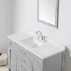 Ove Decors Tahoe VI 48 in. Single Sink Bathroom Vanity with Marble Countertop, Vintage Grey, 15VVA-TAH648-123FY -Cheap Ove Decors Store 1738438 A5