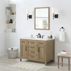 Ove Decors Tahoe VI 48 in. Single Sink Bathroom Vanity with Marble Countertop, Water Oak, 15VVA-TAH648-147FY 12 Ove Decors Tahoe VI 48 in. Single Sink Bathroom Vanity with Marble Countertop, Water Oak, 15VVA-TAH648-147FY -Cheap Ove Decors Store 1738439 A2