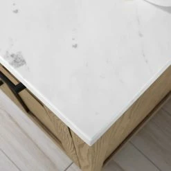 Ove Decors Tahoe VI 72 in. Double Sink Bathroom Vanity with Marble Countertop, Water Oak, 15VVA-TAH672-147FY -Cheap Ove Decors Store 1738445 A5