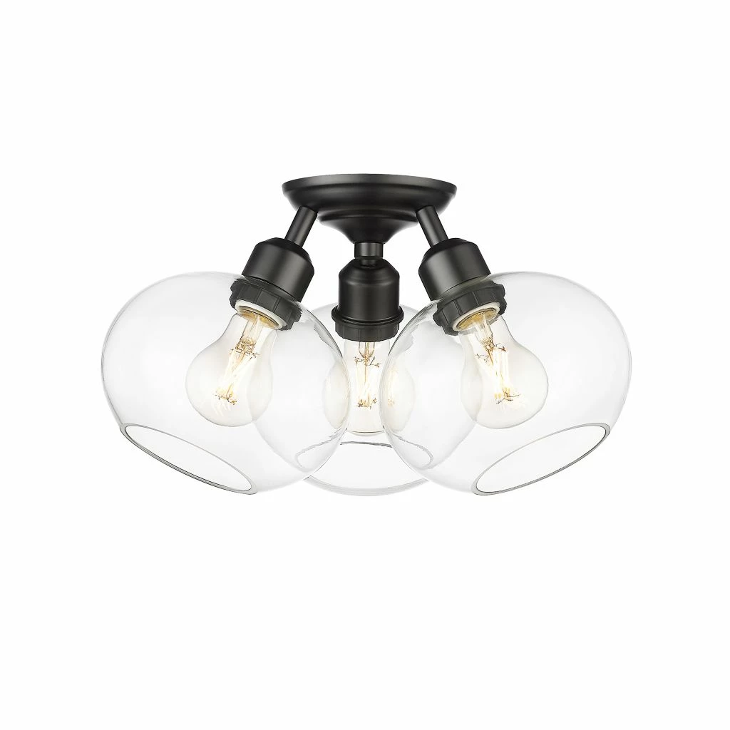 Ove Decors Bristol 3-Light Semi-Flush Mount Ceiling Light 1 Ove Decors Bristol 3-Light Semi-Flush Mount Ceiling Light