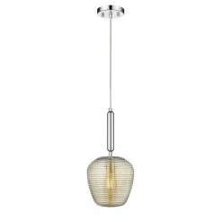 Ove Decors Amber 1-Light Pendant Light