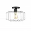 Ove Decors Preston 1-Light Semi-Flush Mount Ceiling Light