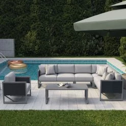 Ove Decors Venti 6 pc. Sectional Set -Cheap Ove Decors Store 1876113 A2