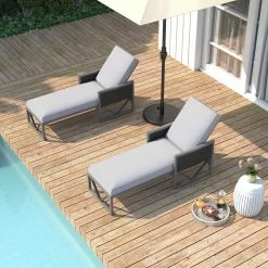 Ove Decors Venti 2 pc. Outdoor Chaise Set -Cheap Ove Decors Store 1876114 A2