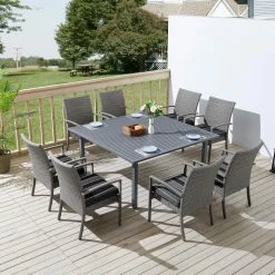 Cheap Ove Decors Store 7 New! Ove Decors Monaco 9 pc. Dining Set, 15PKD-MO1A09-GR1BR