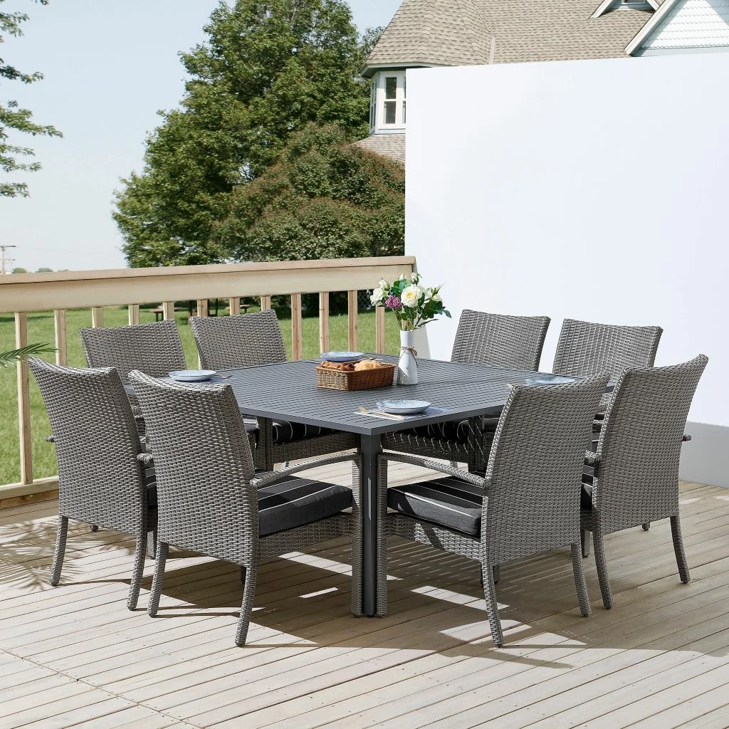 New! Ove Decors Monaco 9 pc. Dining Set, 15PKD-MO1A09-GR1BR 6 New! Ove Decors Monaco 9 pc. Dining Set, 15PKD-MO1A09-GR1BR - Image 6