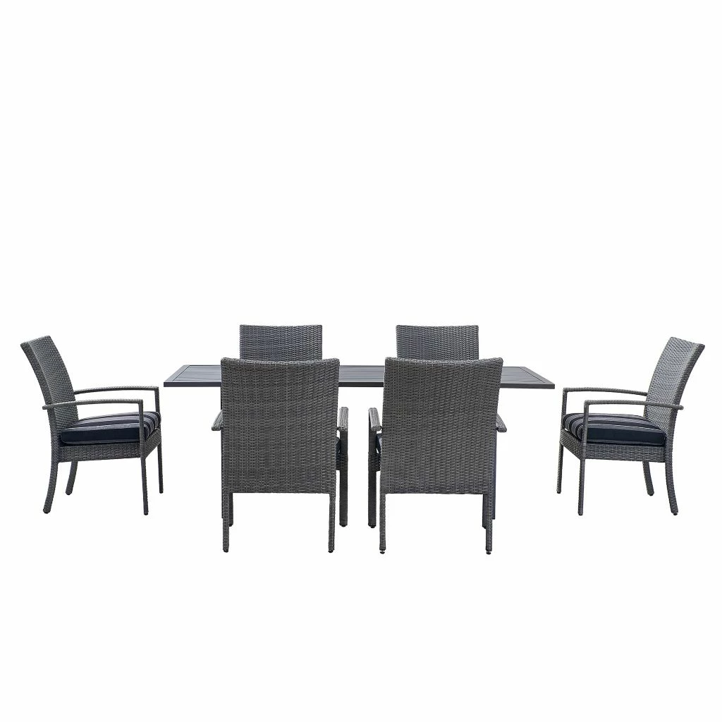 New! Ove Decors Monaco 7 pc. Dining Set, 15PKD-MO3A07-GR1BR 1 New! Ove Decors Monaco 7 pc. Dining Set, 15PKD-MO3A07-GR1BR